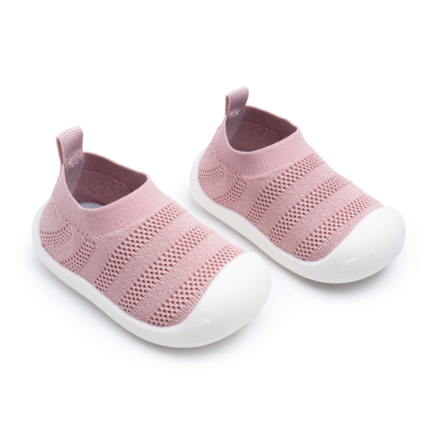 Neutral Stripes - Non-Slip Baby Shoe-Socks